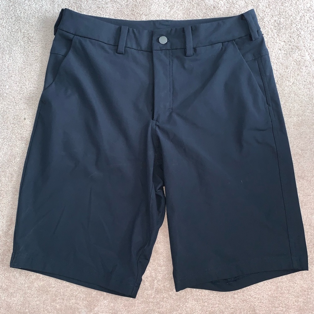Black Lululemon Commission Chino shorts